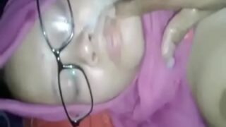 Bangladesh milf takes stepsons cum face sex